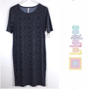LuLaRoe Julia Dress Size M
